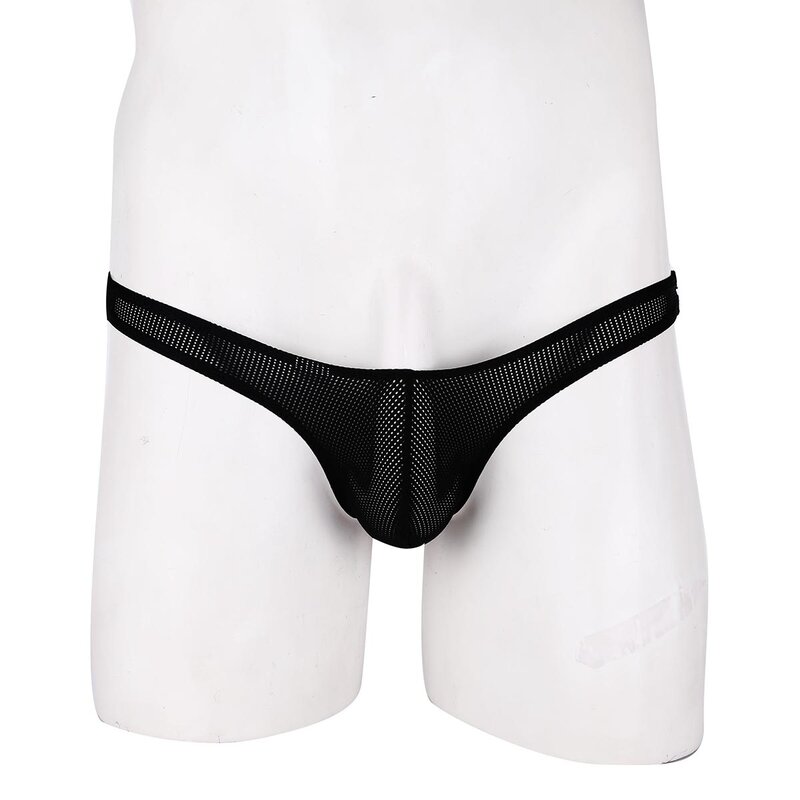 ملابس داخلية رجالي شبكية شفافة بظهر مفتوح مطاطي سراويل داخلية للشواذ حزام رياضي بكيني جي سترينغ سراويل داخلية رفيعة للرجال