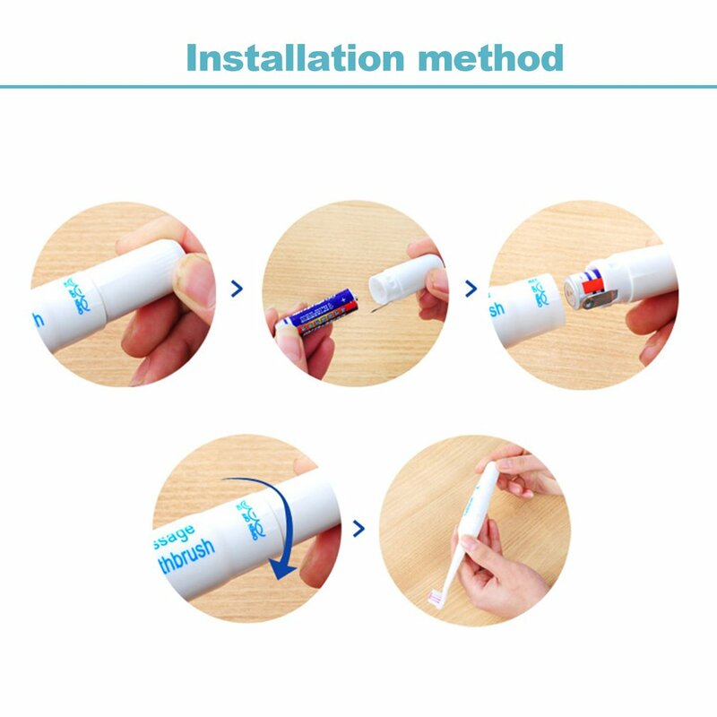 Cepillo de dientes eléctrico de masaje ultrasónico para niños y adultos, producto Oral impermeable, suave, Blanqueador