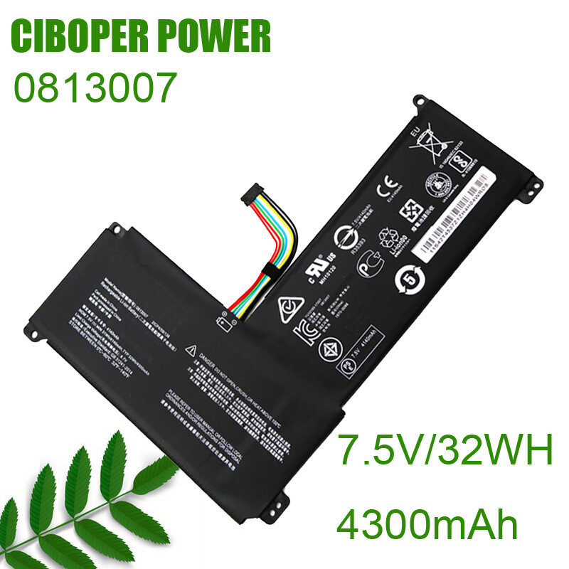 CP batterie d'ordinateur portable 0813007 7.5V/32wh/4300MAH pour 120S 120S-14iAP 81A5 BSNO13S