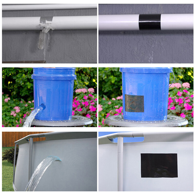 Nastro klett Sanitär Outdoor Leckage Reparatur Wasserdicht klebeband Garten Schlauch Wasser Bindung Rohr Pool Rettungs Stop Werkzeug