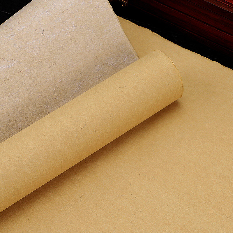 10 枚中国書道論文バティック rijstpapier ハーフ熟した玄紙絵麻紙 papel arroz 散乱スポット