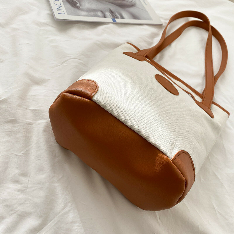 Women's Tote Bags Handbag Ladies Casual Shoulder Bag Female CrossBody Bags Canvas Shopper Bag Girl Messenger Bag