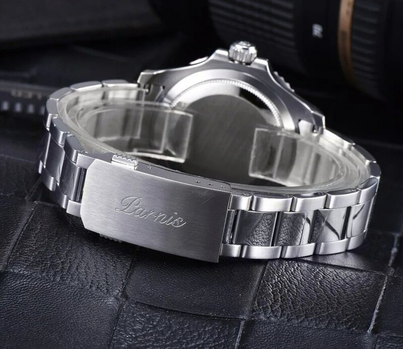 Модные автоматические механические мужские часы Parnis 40 мм, мужские часы с календарем, стальные механические мужские часы, автоматические часы 2023