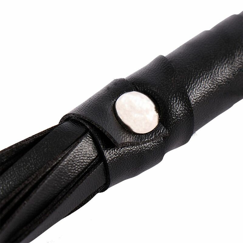 Faux Leather Whip Racing Riding Crop Party Flogger Queen Black Horse Riding Whip