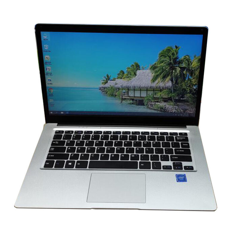 15.6inch In-tel Quad Core BusnLaptop In-tel Quad Core 8GB RAM 256GB/128GB SSD HD Bluetooth  Windows 10 Notebook Computer