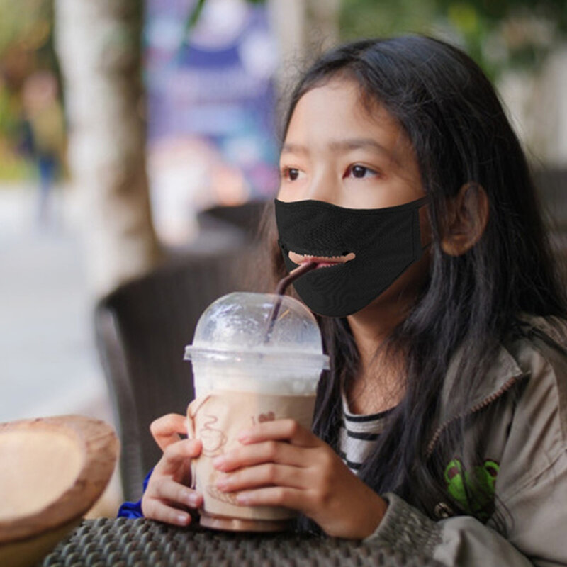 Maschere Unisex in cotone Anti-uv Design con cerniera antipolvere Anti-Haze Outdoor Cycling Face Cover stampa adulto donna uomo maschera per il viso Zip