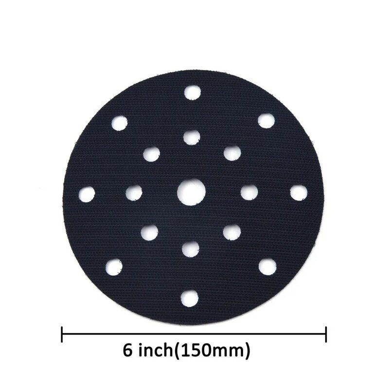 Disco di protezione superficiale ultrasottile da 2 pezzi 6 pollici 17 fori 150mm tampone di interfaccia per lucidatura e molatura-gancio e anello