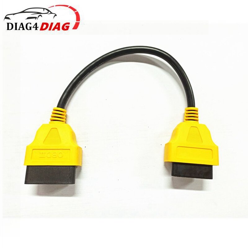 30CM 13CM 16pin Car OBD2 Extension Cable 30 cm Extend obdii Connector Adapter Interface 16 pin Male to Female OBD 2 Adapter