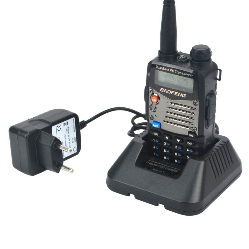 BAOFENG walkie talkie UV-5RA VHF/UHF 5W 128CH วิทยุ FM แบบพกพาพร้อมหูฟัง