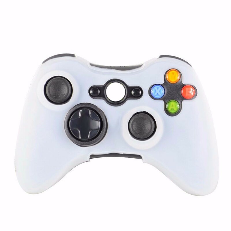 2018 kolorowe wysokiej jakości pokrywa silikonowa Case rękaw ochronny dla Xbox 360 kontroler do gier dioda z obudową silikonową trwałe