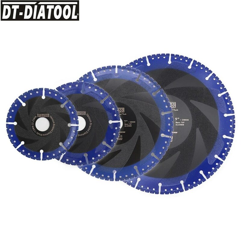 DT-DIATOOL Vacuümgesoldeerde Diamond Sloop Zaagblad Snijden Disc Multi Purpose Rescue Blade Voor Gietijzer Stalen Metalen Plastic