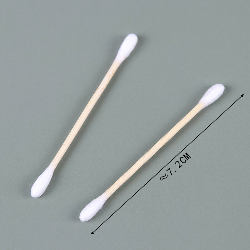 100PCS/Pack Double Head Cotton Swabs Women Makeup Cleaning Cotton Swab Wooden Wadded Sticks Nose Ears Cleaning Tools