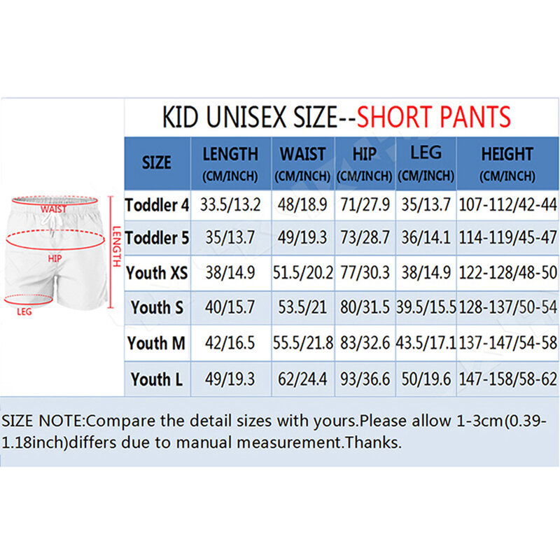 Pantalones cortos con impresión 3D para niños y niñas, ropa informal con diseño personalizado de cliente, foto/estrella/Anime/Animal/dibujos animados