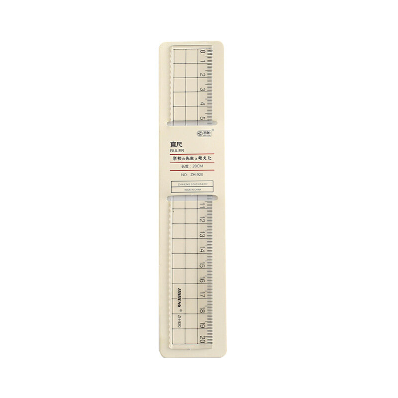 15cm 18cm 20cm 1pcs Simple STYLE  Transparent Simple ruler square ruler cute stationery drawing supplies