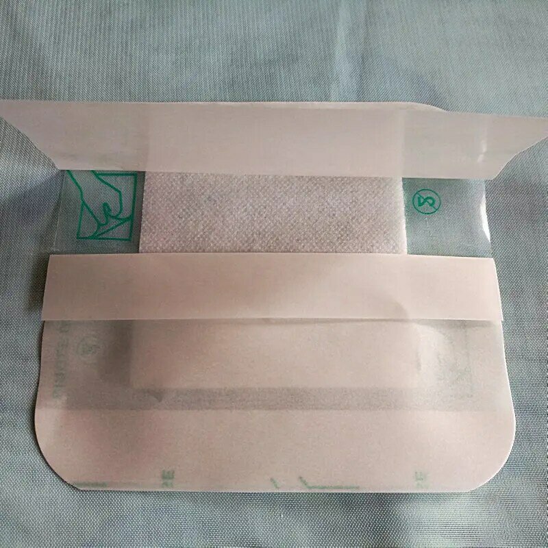 1 pz 9*10cm 6cm 7cm pu pue pad dressing cotton core trasparente pasta impermeabile bagno bastone da bagno confortevole pellicola traspirante