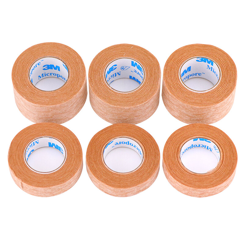 Wholesale 3M Micropore Bedah Tape Tipis dan Lembut Terbaik Berkualitas untuk Ekstensi Bulu Mata Alat Gentel Kulit 1Pc