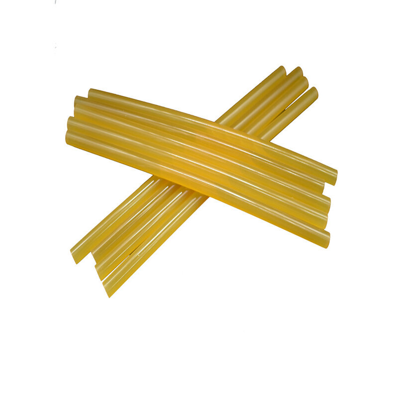 Bastão adesivo amarelo de cola quente, 11mm ou 7mm para pistolas de cola elétricas automotivas, bastão adesivo para reparo de artesanato com áudio