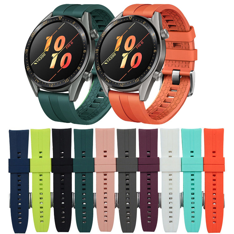 22mm bracelet de montre pour Huawei montre GT 2 42mm 46mm bracelet samsung galaxy montre 46mm engrenage S3 frontière amazfit gts bracelet N09