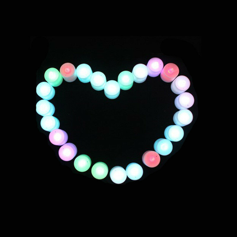 Wysokiej jakości bez płomienia, jak prawdziwa świeca, Mini kolorowa romantyczna elektroniczna świeca LED światło dla strona dekoracji CF