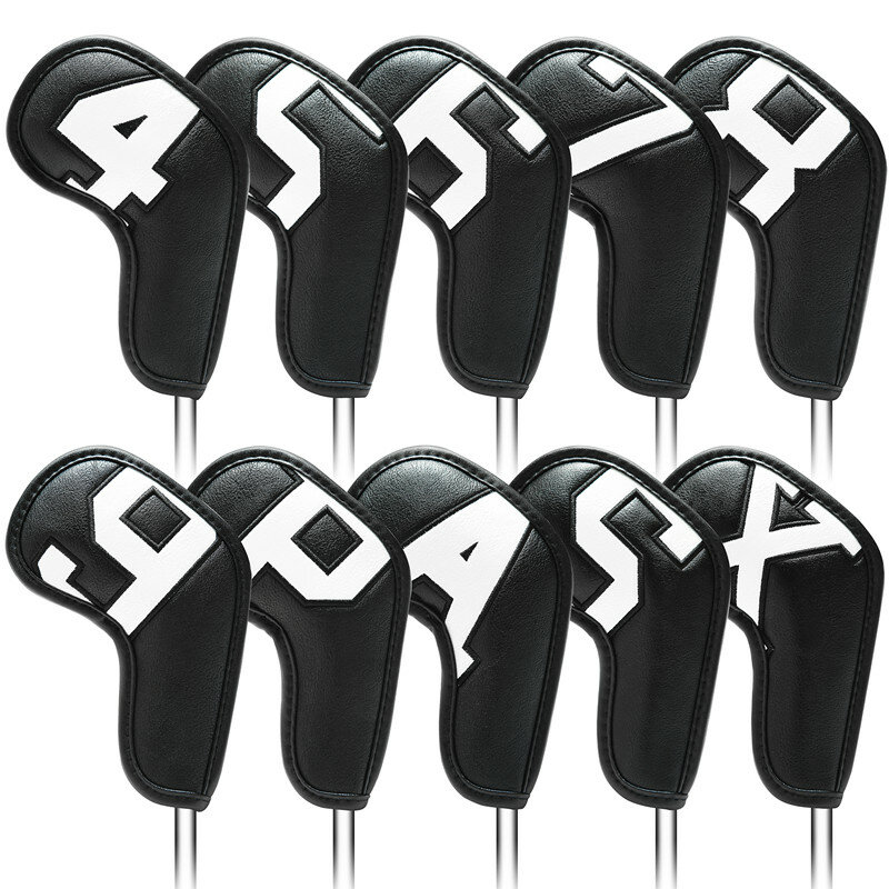 Cubiertas de cabeza de hierro de Golf con gradientes, cubiertas de cuñas, 4-9 ASPX 10 piezas, suministros para fanáticos de Golf