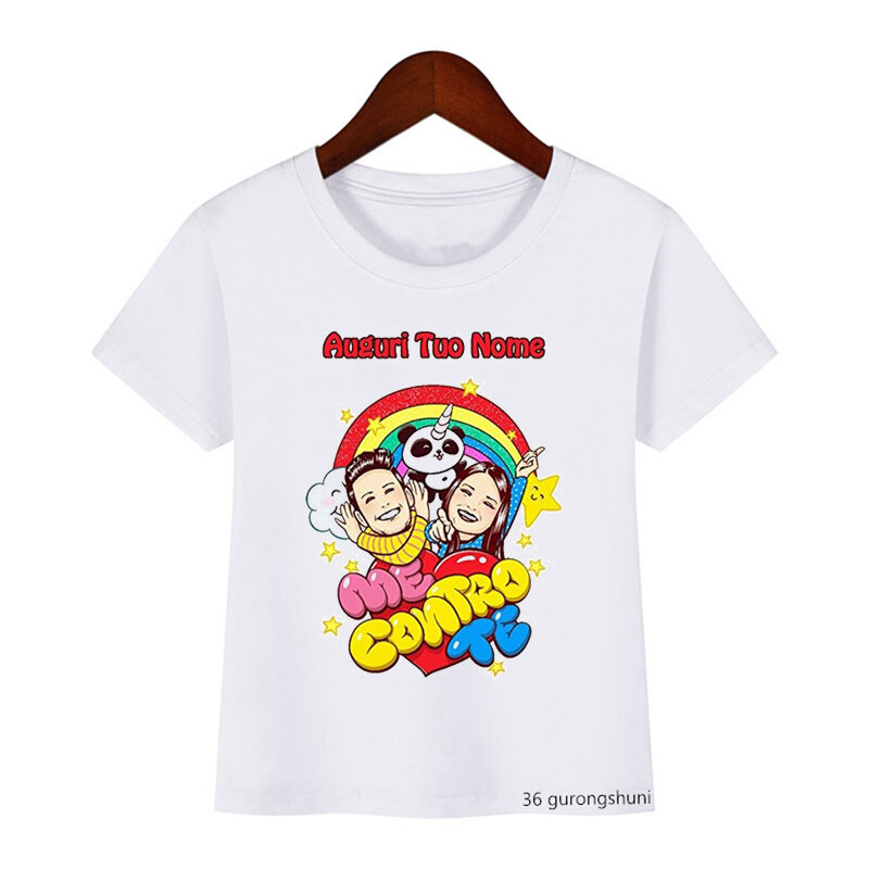 Me Contro Te boys kids clothes funny boys t-shirts summer fashion trend girls t shirts cute anime toddler tshirt tops wholesale