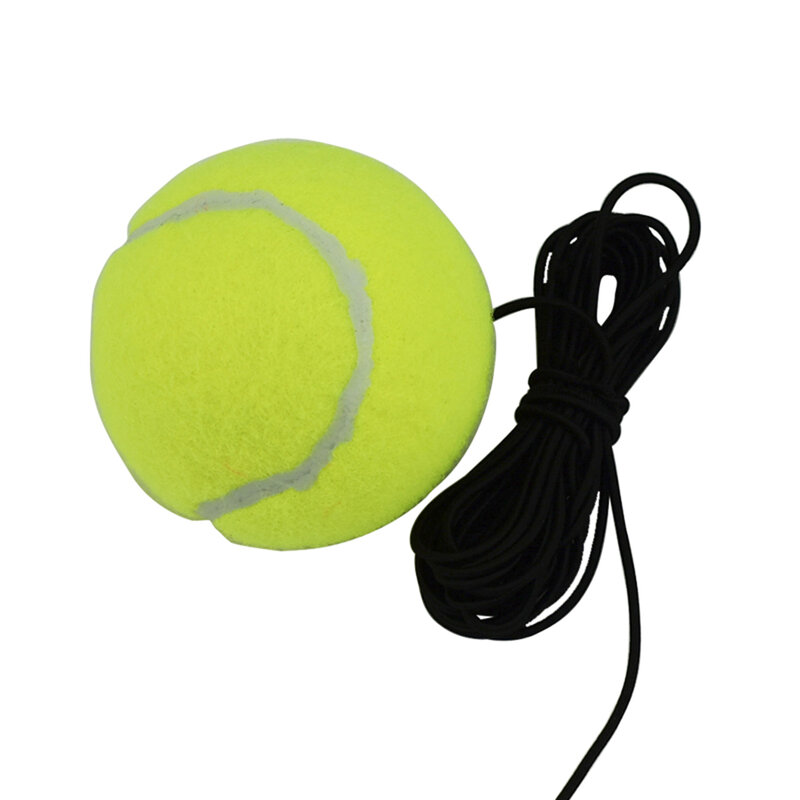 Tennis Trainer Base Exerciser with Rope Single Suit Beating Automatic Rebound Rubber Band Line Anti-Wrap