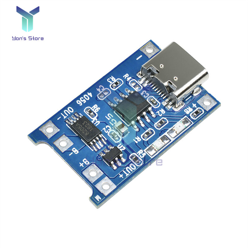 TC4056A 5V 1A Lithium Li-ion Battery Battery Charger Module Micro USB Type-C Protection Board Power Supply 18650 Charging Board