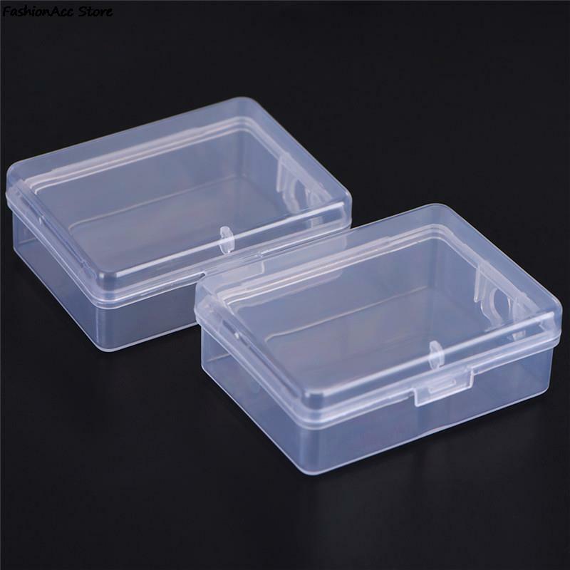Transparente Kunststoff-Aufbewahrung sbox klare quadratische Mehrzweck-Vitrine Kunststoff-Schmuck Aufbewahrung boxen