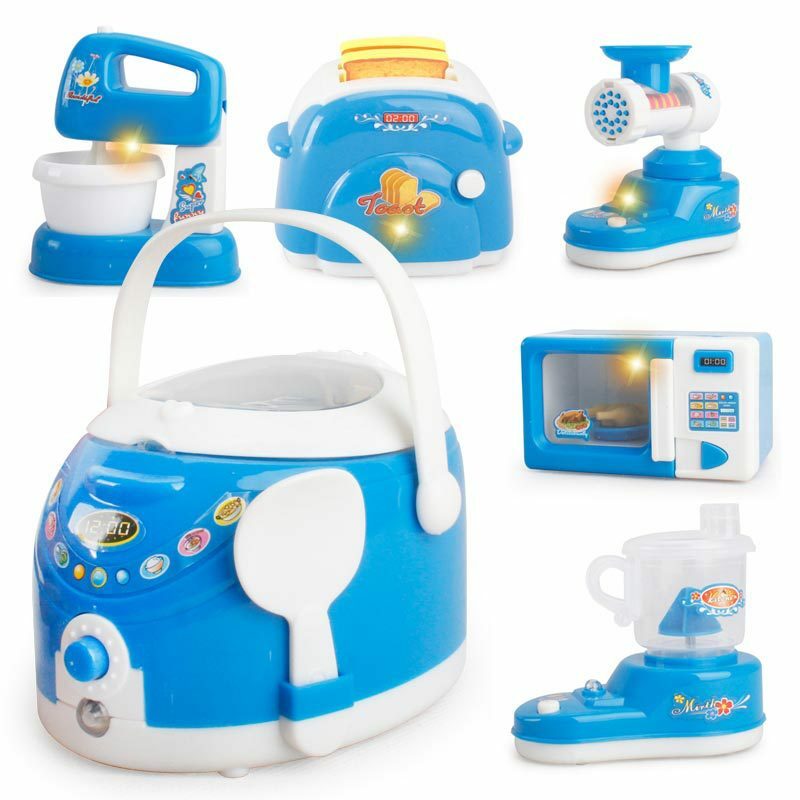 الأجهزة المنزلية التظاهر اللعب المطبخ اللعب ماكينة القهوة محمصة خلاط مكنسة كهربائية CookingToys للأطفال