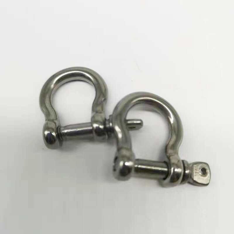 M5, 4pcs 100%304 Stainless Steel BOW SHACKLE 3/16" RIGGING