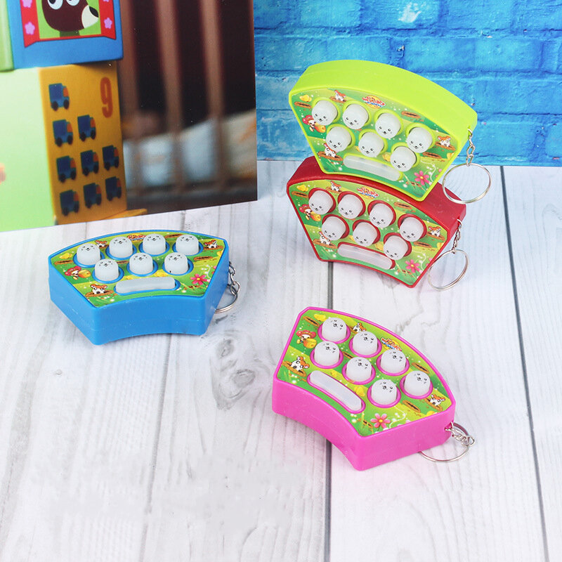 Nieuwe Leuke Mini Gopher Kinderen Palm Handen-Op Snelheid Spel Met Licht Muziek Puzzel Kids Vakantie Speelgoed Gift