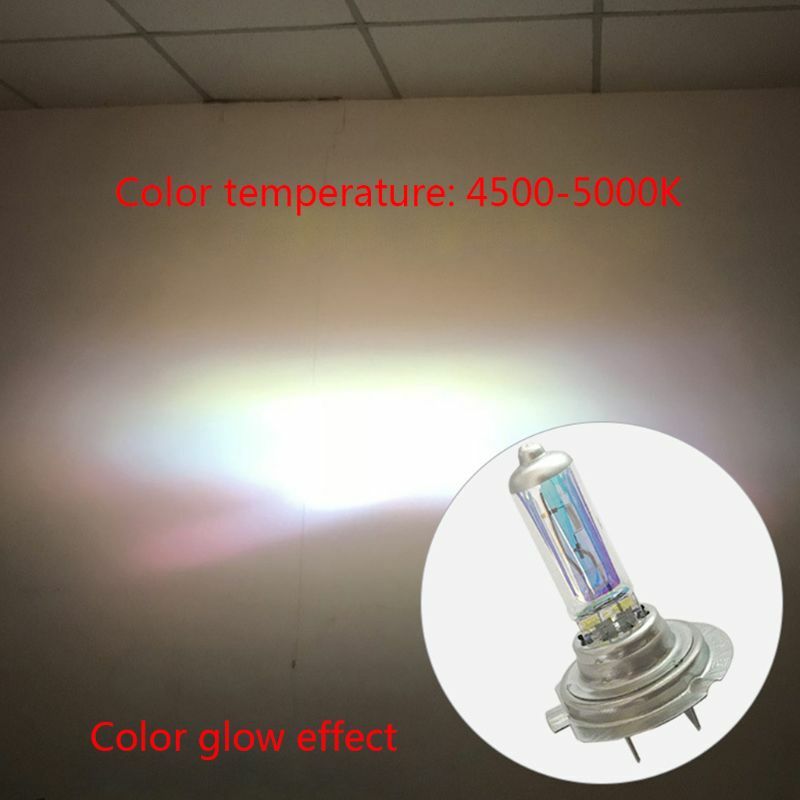 2Pcs H7 55W/100W 12V 3500-4500k Xenon Gas Halogen Headlight White Light Lamp Bulbs Car Lights Exterior Auto Light