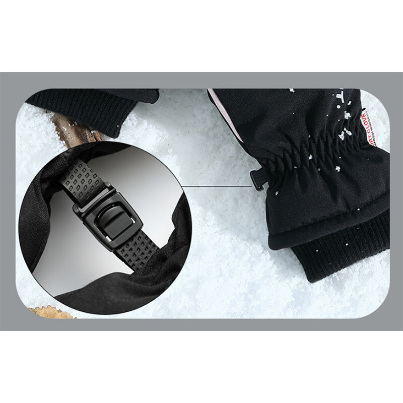 Зимние женские уличные спортивные водонепроницаемые бархатные утепленные сохраняющие тепло сенсорные велосипедные Нескользящие износостойкие лыжные перчатки