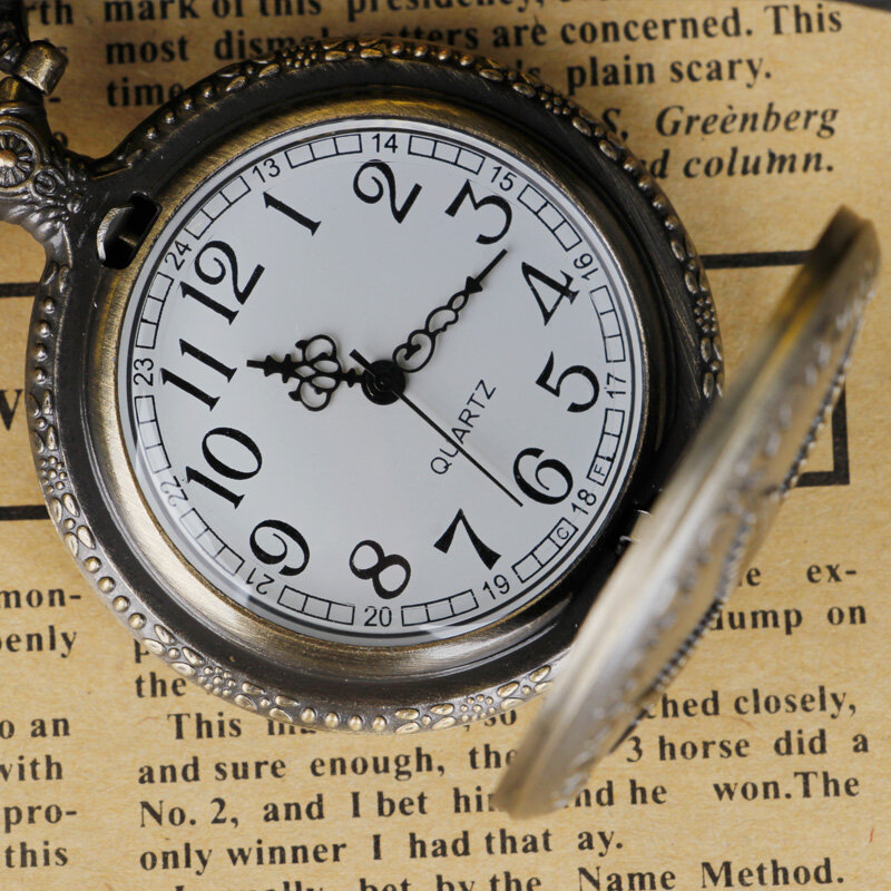 Relojes de bolsillo de cuarzo para hombre y mujer, pulsera con colgante de hoja de arce, cadena, novedad