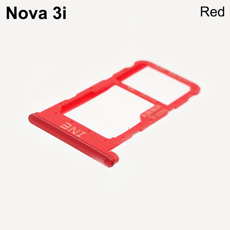 Aocarmo-soporte para Huawei Nova 3i SD MicroSD, bandeja para tarjeta Nano Sim, pieza de repuesto