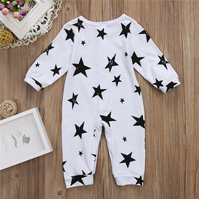 Baby Clothes Girl Jumpsuits Spring Autumn Newborn Baby Clothes Cartoon Warm Romper Stars Costume Baby Rompers Infant Boy Clothes