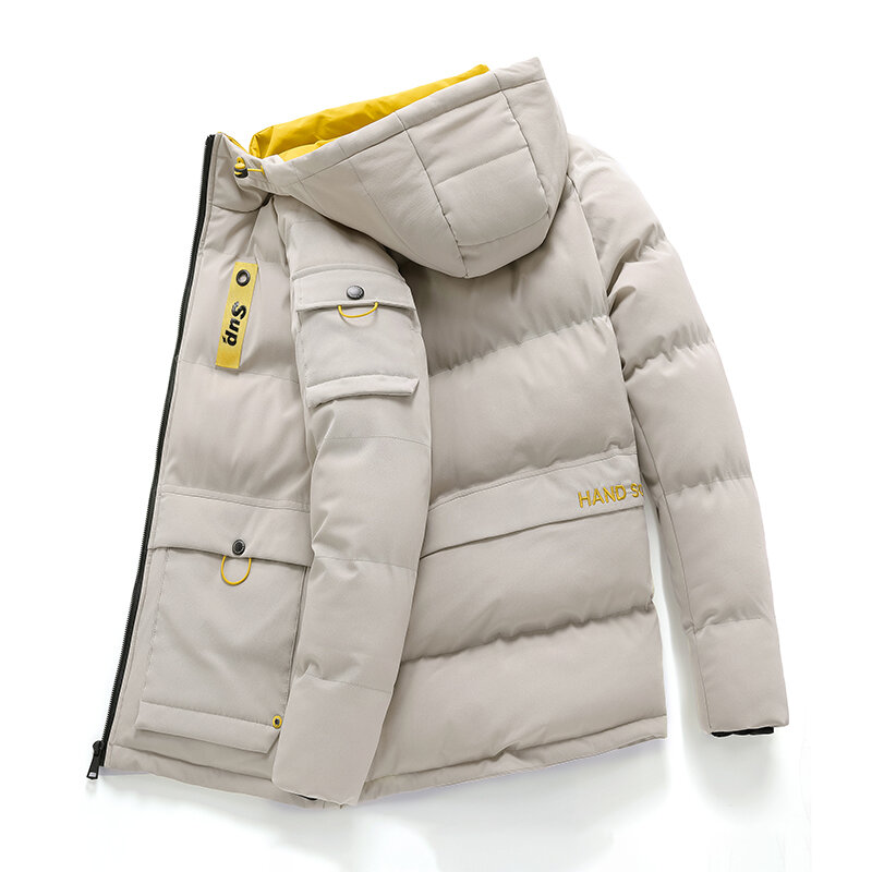 Мужская зимняя куртка размера плюс 6XL 7XL 8XL, толстая ветровка, ветрозащитная куртка, Мужская теплая подкладка, зимние лыжные куртки с капюшоном, Мужская парка