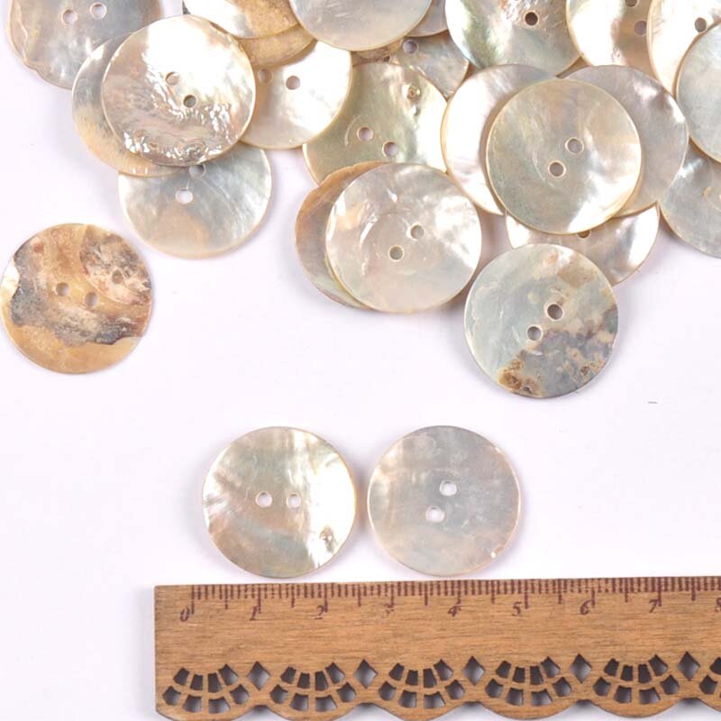 50 Stuks Natuurlijke Parelmoer Shell Decoratieve Knoppen Voor Scrapbooking Naaien Diy Ambachten Handwerk Accessoires Woondecoratie