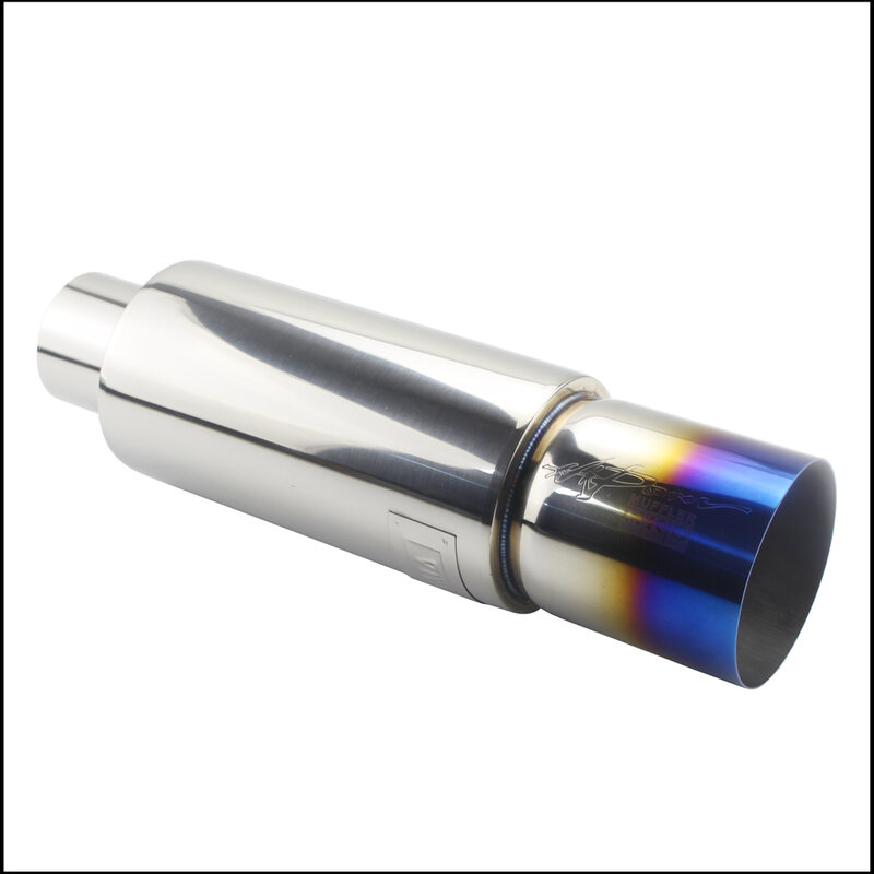 Universal Stainless Steel Exhaust Systems, Silenciador Tip, Silencer Tail Pipe Styling, Carro e Moto, ID, 51mm, 57mm, 63mm, Tomada, 90mm