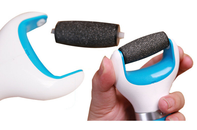 10 pezzi di ricambio nero testine a rullo per pro pedicure strumento per la cura del piede piedi scholls rulli per lime elettronici per rimozione della pelle