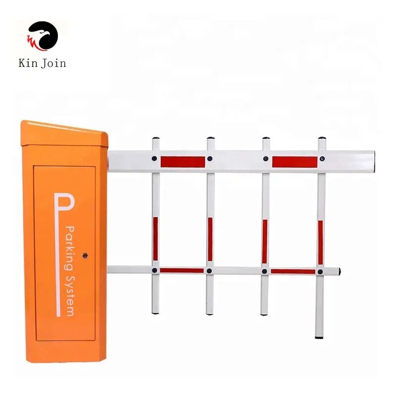 KinJoin Solar Panel Automatic Remote Control Parking Boom Barrier Gate