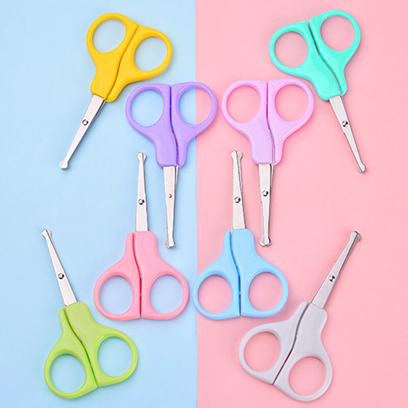 Baby Special Nail Scissors Mini Manicure Cutter Kids Nail Care Clipper Portable Infant Healthcare Kits Nail Trimmer Scissor Tool