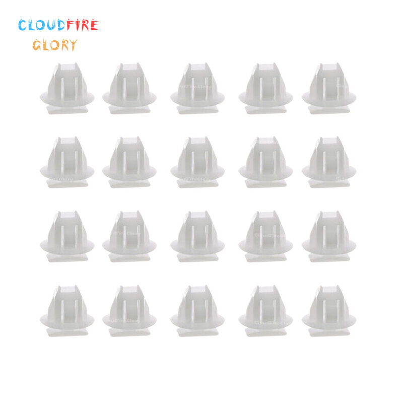 Cloudfireglory 76882JG00A 76882-JG00A 20個フロントホイールトリムリテーナオープニング成形クリッププラスチック日産