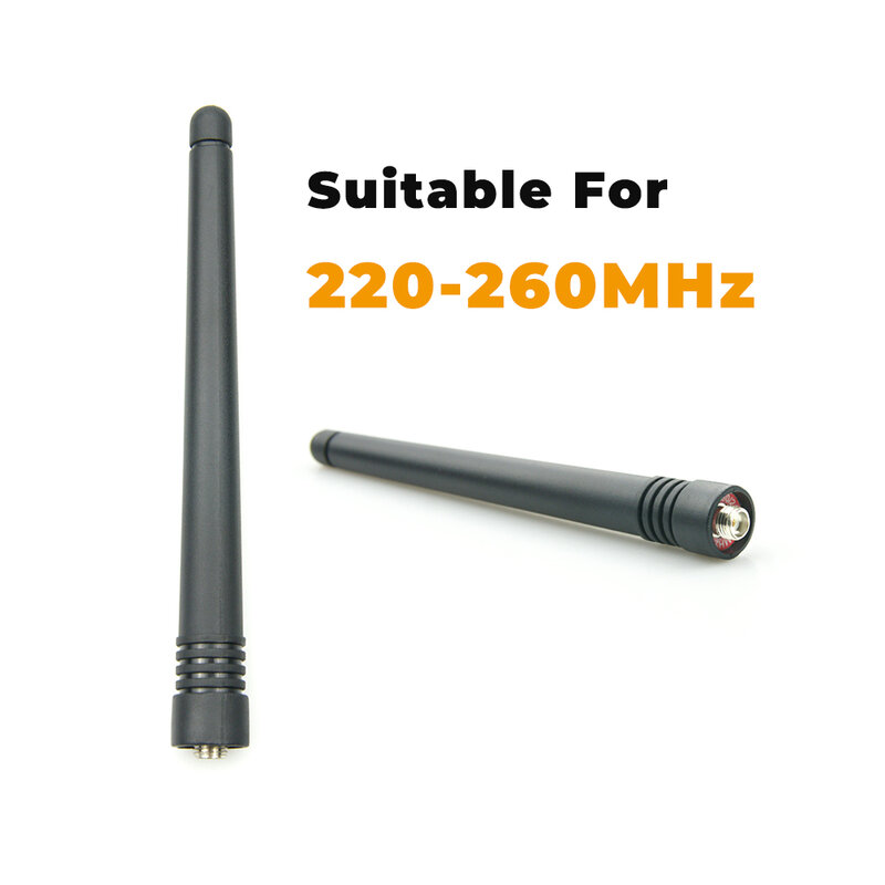 Walkie-talkie Universal, antena corta FM/220-260-145 MHZ, antena SMA hembra para Baofeng UV-5R III, UV-S9, (230/245-260MHz)