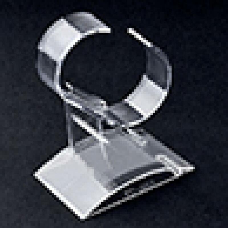 New Clear Plastic Jewelry Bangle Cuff Bracelet Watch Display Stand Holder Rack