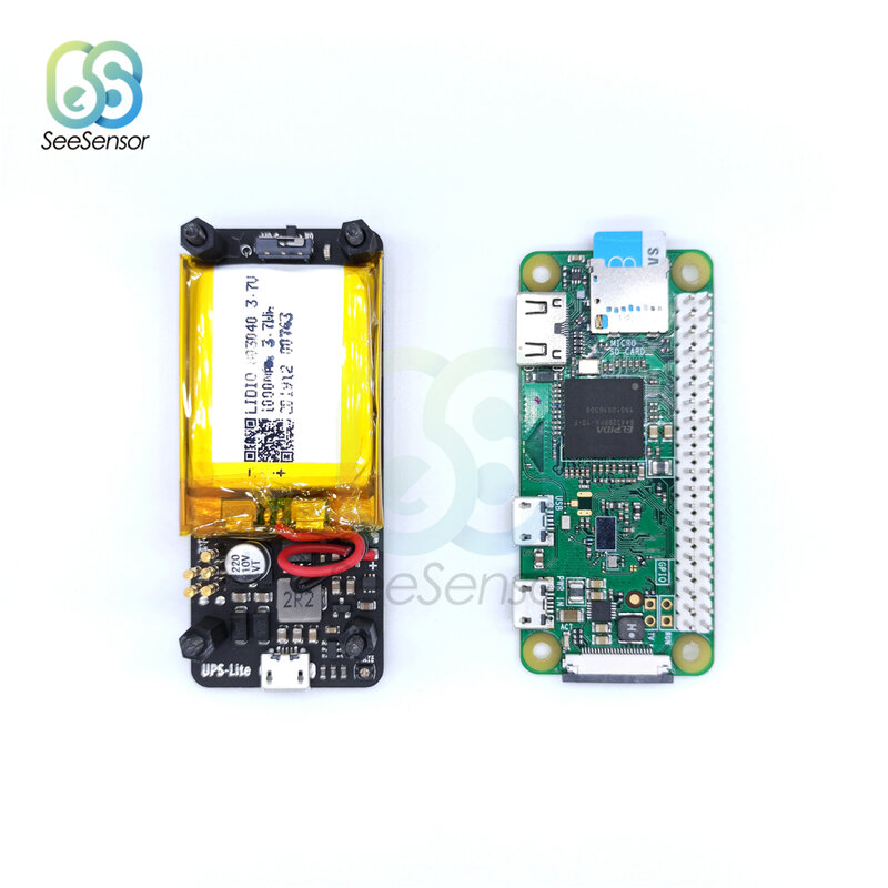 New UPS Lite V1.2 UPS Power HAT Board With Battery Electricity Detection For Raspberry Pi Zero Zero W