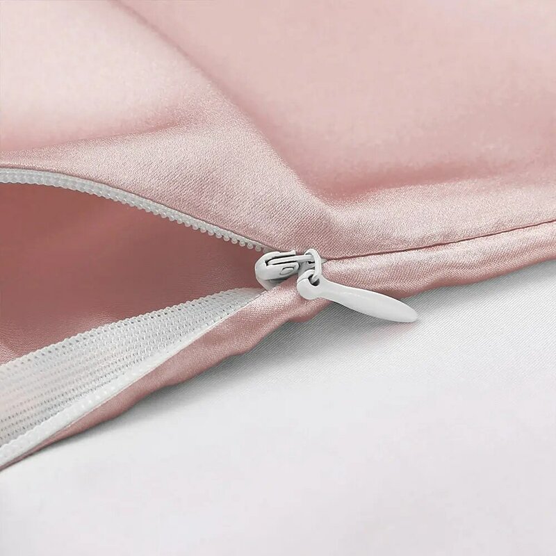 LILYSILK Pure 100 Silk Pillowcase Hair With Hidden Zipper 19 Momme Terse Color For Women Men Kids Girls Luxury Free Shipping