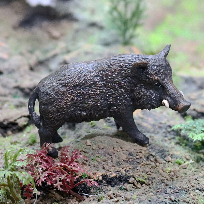 Simulation Schwein Tier Modell Bauernhof Wildschwein Deer Schwein Action Figur Spielzeug für Kinder Erkenntnis Sammeln Geschenke