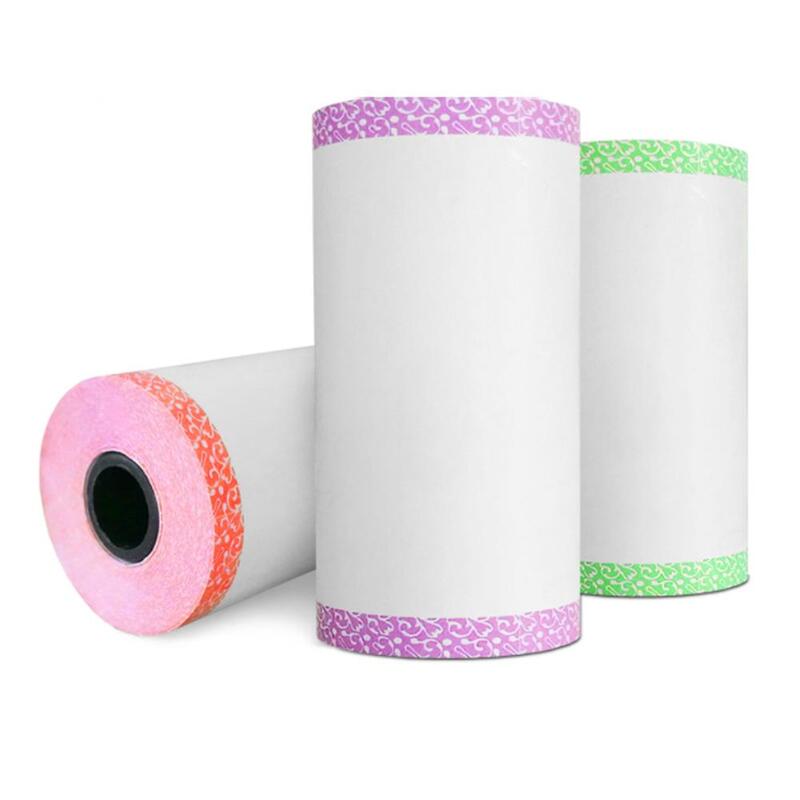 New 57x30mm Adhesive Thermal Sticker Photo Printing Paper for Paperang P1