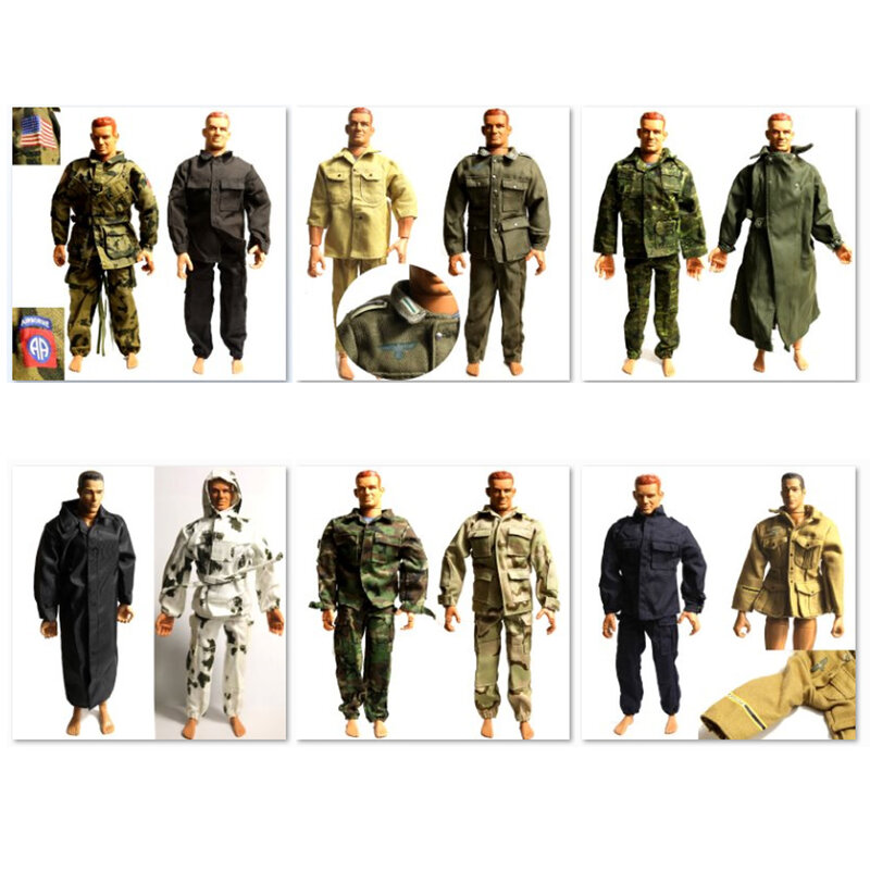 1/6 Scale Ultimate Soldier Camo Uniforms accessories Set for US Germany WWII Military 12'' Ultimate Soldier figure